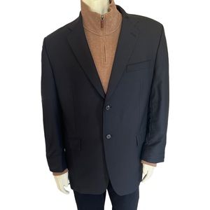 Ralph Lauren wool men’s size 44 R black blazer sport coat great condition